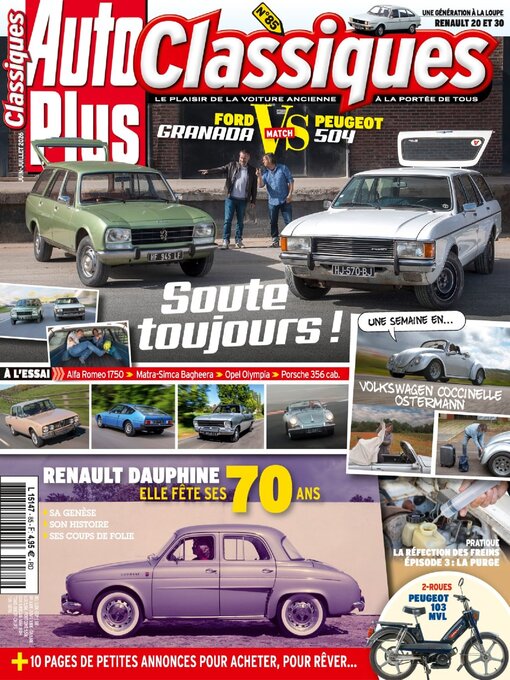 Cover image for Auto Plus Classique
